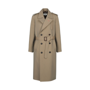 Maison Margiela Belted Trench Coat Nutmeg