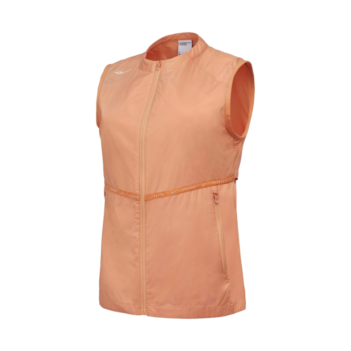 프로-스펙스 패딩 경량 러닝 베스트 피치오렌지(PRO-SPECS Padded Lightweight Running Vest Peach Orange)