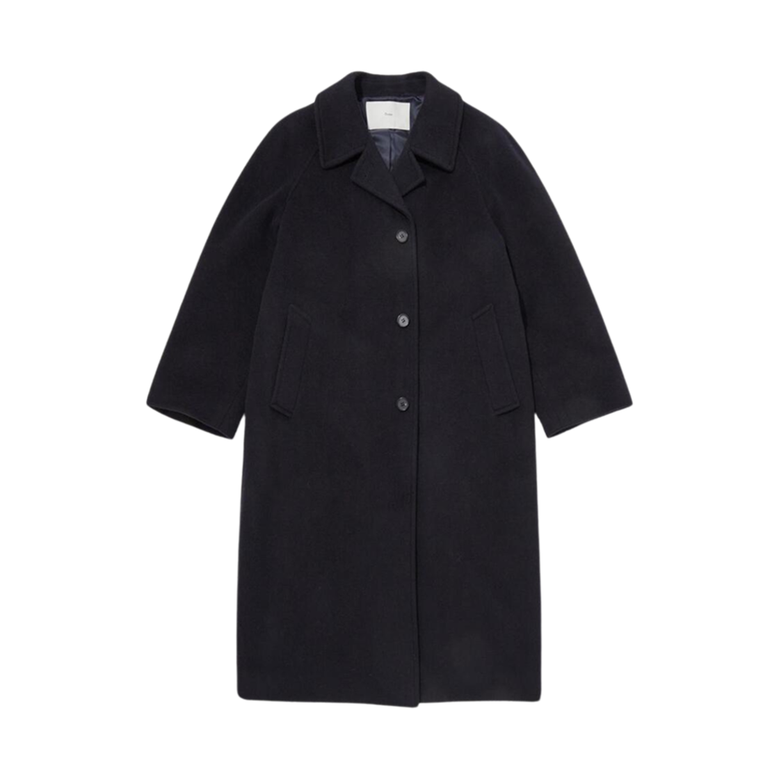 (W) 던스트 라운드 쉐입 캐시미어 맥 코트 다크 네이비((W) Dunst Round Shape Cashmere Mac Coat Dark Navy) - 1
