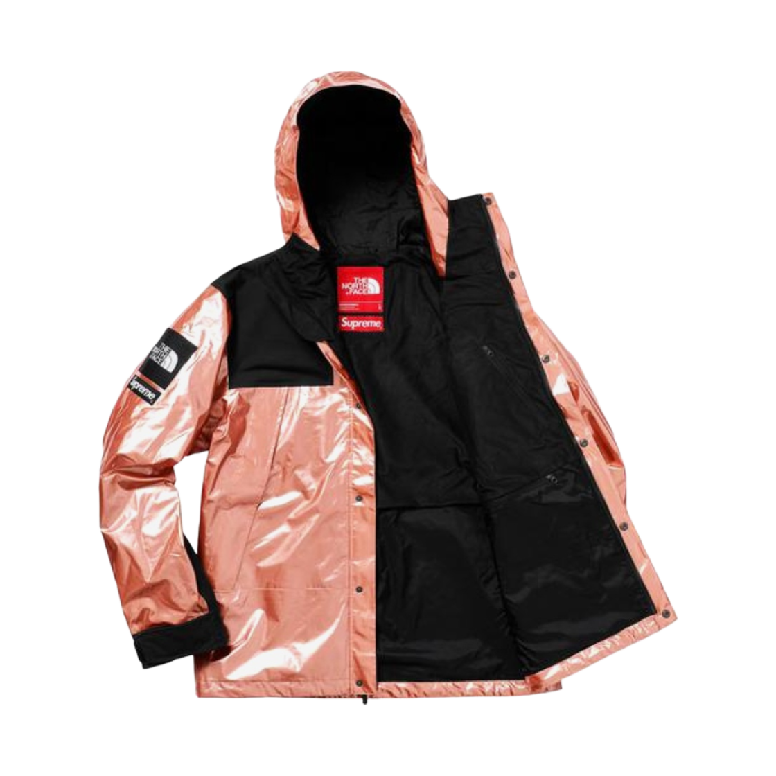 슈프림 x 노스페이스 메탈릭 마운틴 파카 로즈 골드 - 18SS(Supreme x The North Face Metallic Mountain Parka Rose Gold - 18SS) - 2