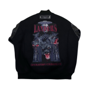 Undermycar Operation Chromite Kerberos Oversized Varsity Jacket Ox Blood - 22FW