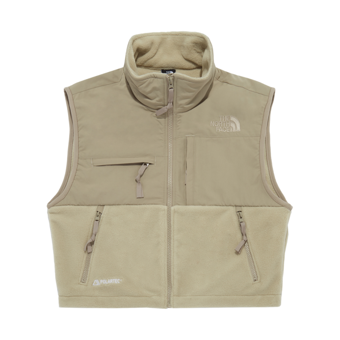 NV4FQ55C The North Face Denali Fleece Vest Sand Shell