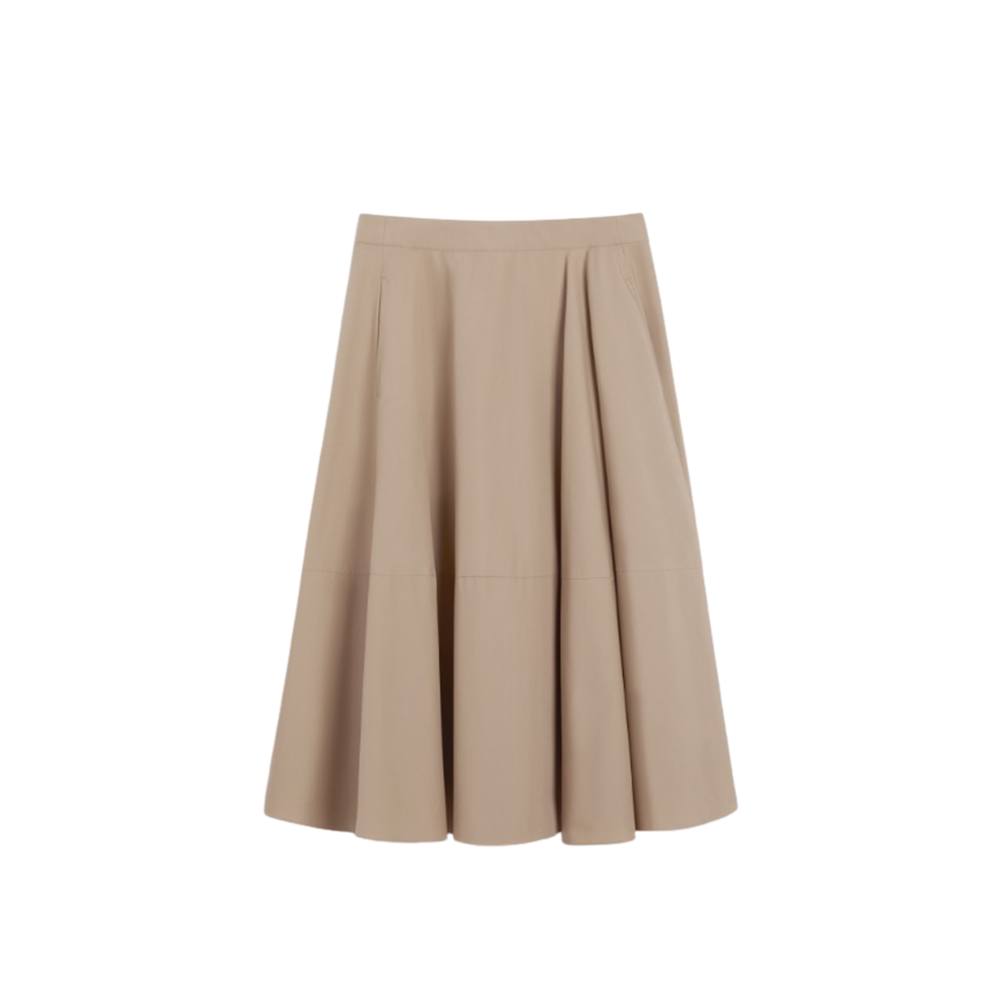 DESY-022 (W) S Max Mara Desy Cotton Skirt Turtledove