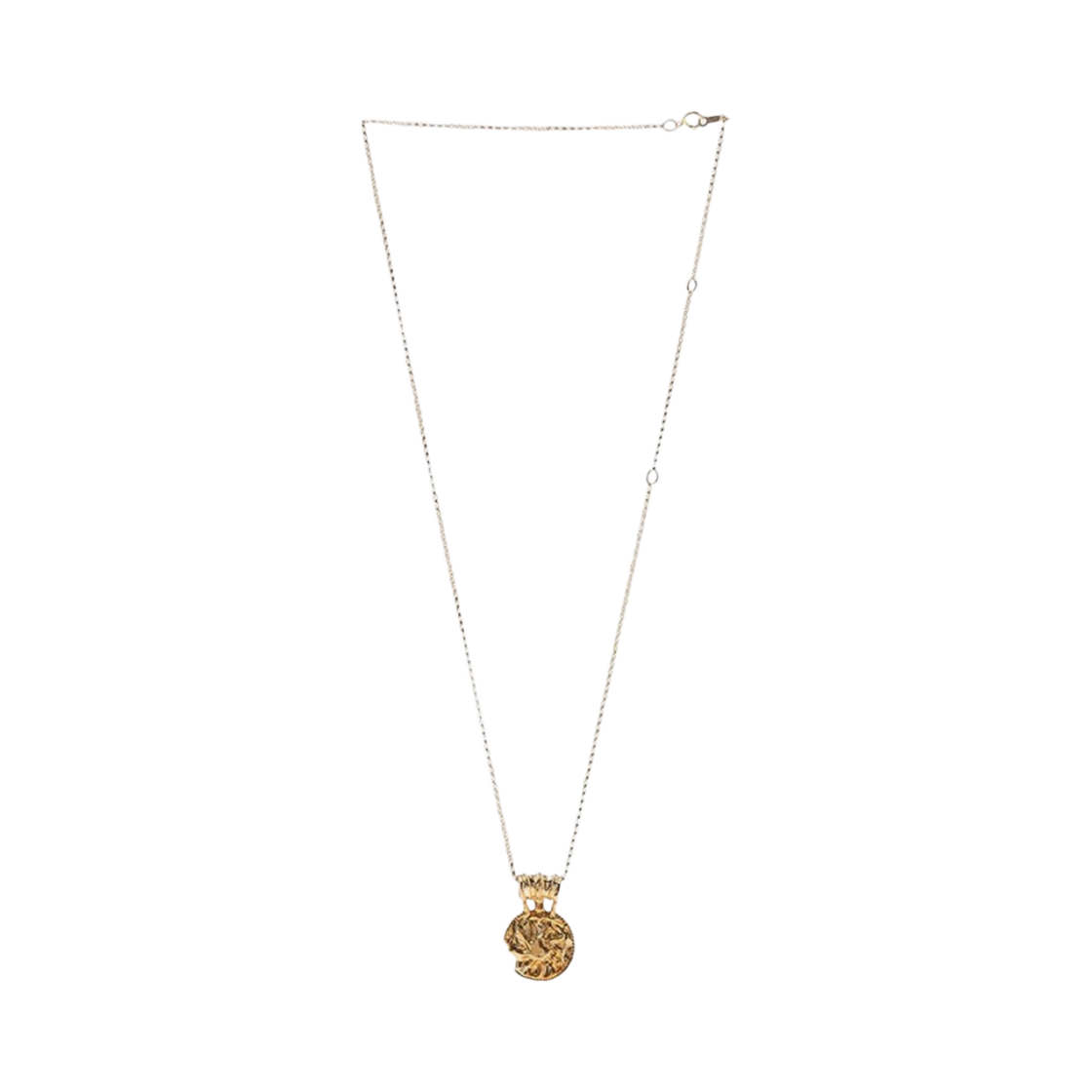 알리기에리 더 썬 살루테이션 메달리온 네클리스 골드 플레이티드(Alighieri The Sun Salutations Medallion Necklace Gold Plated)