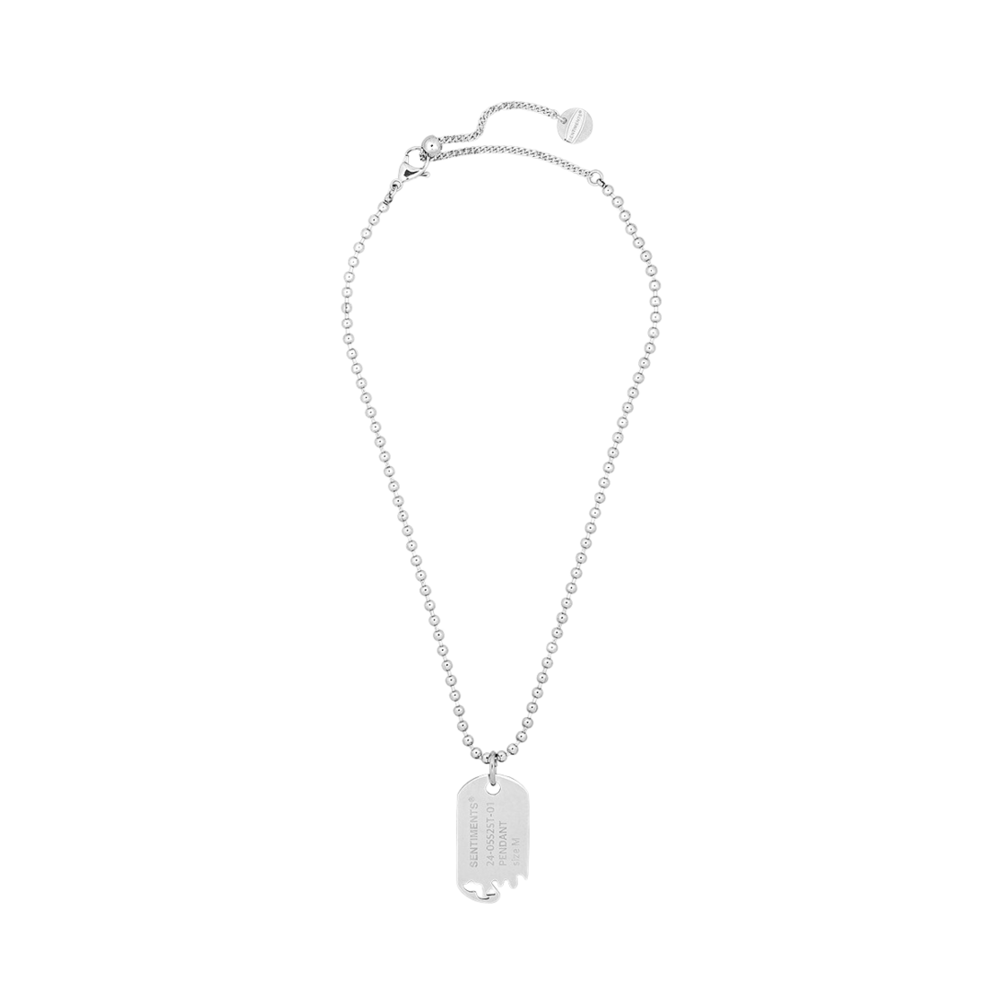 no518 Sentiments No.518 Medium Necklace Silver