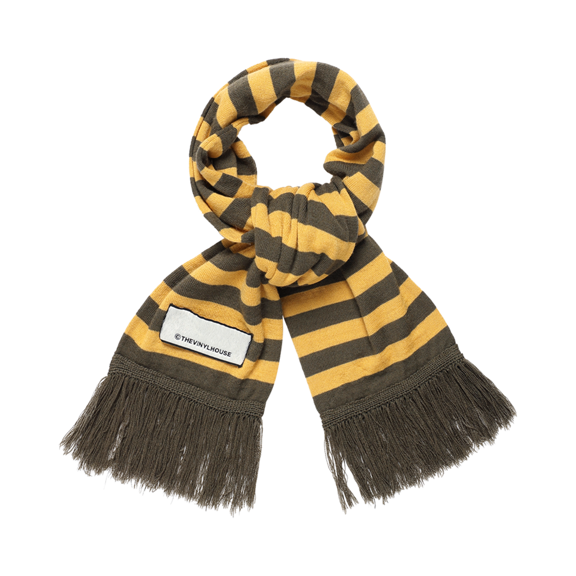 VH2EFUAB70AYE Thevinylhouse Stripe Muffler Yellow