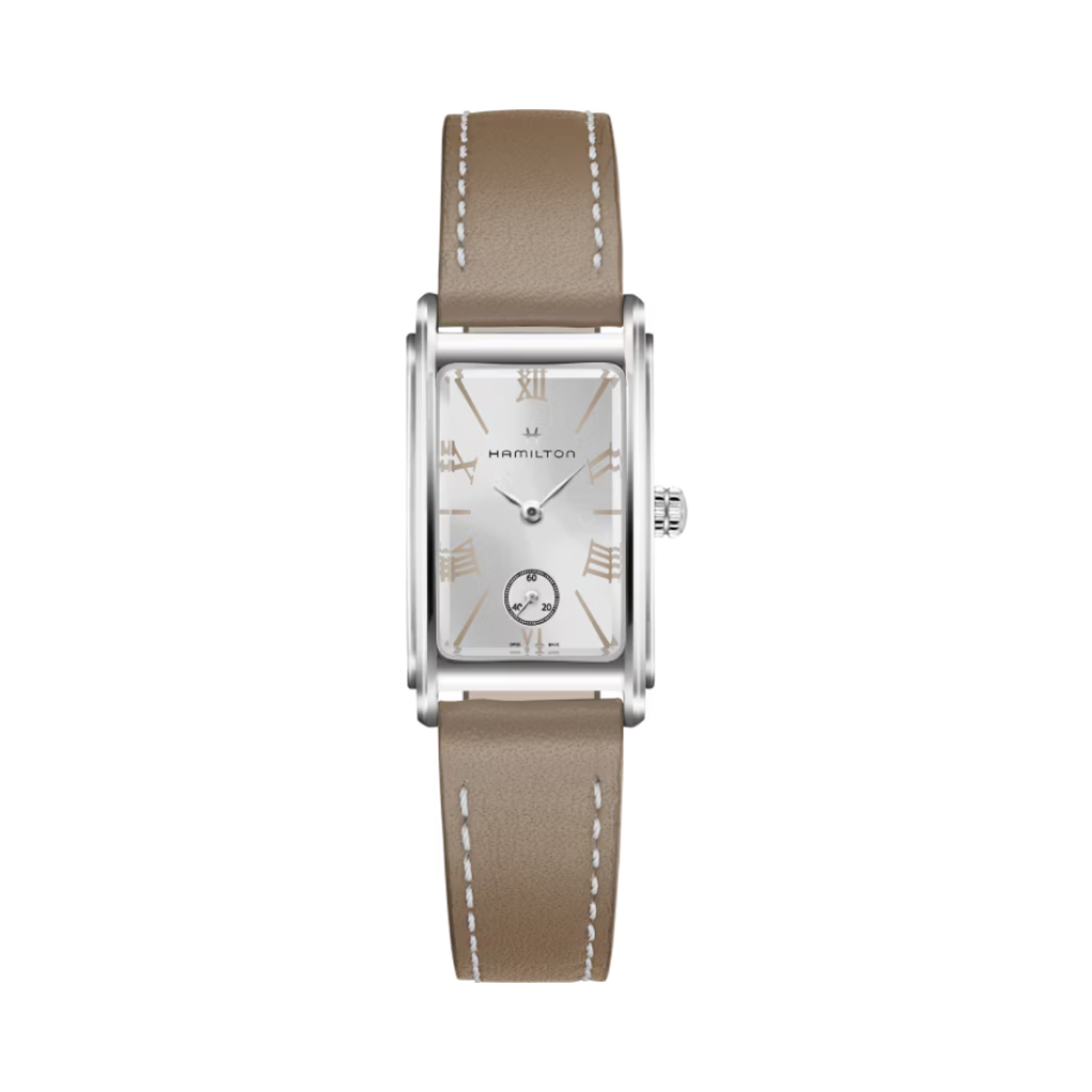 (W) 해밀턴 아메리칸 클래식 아드모아 쿼츠 스테인리스 스틸 실버((W) Hamilton American Classic Ardmore Quartz Stainless Steel Silver)