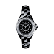 Chanel J12 Watch 29mm Quartz Black Diamond Indicators