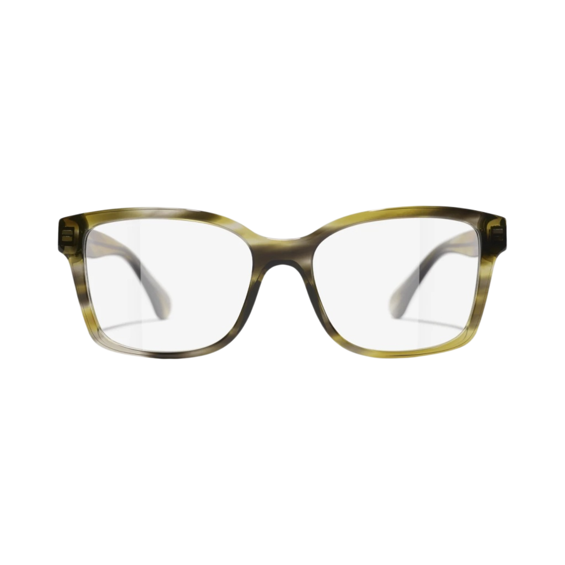 샤넬 스퀘어 프레임 아세테이트 & 그린 톨토이즈(Chanel Square Eyeglasses Acetate & Green Tortoise) - 1