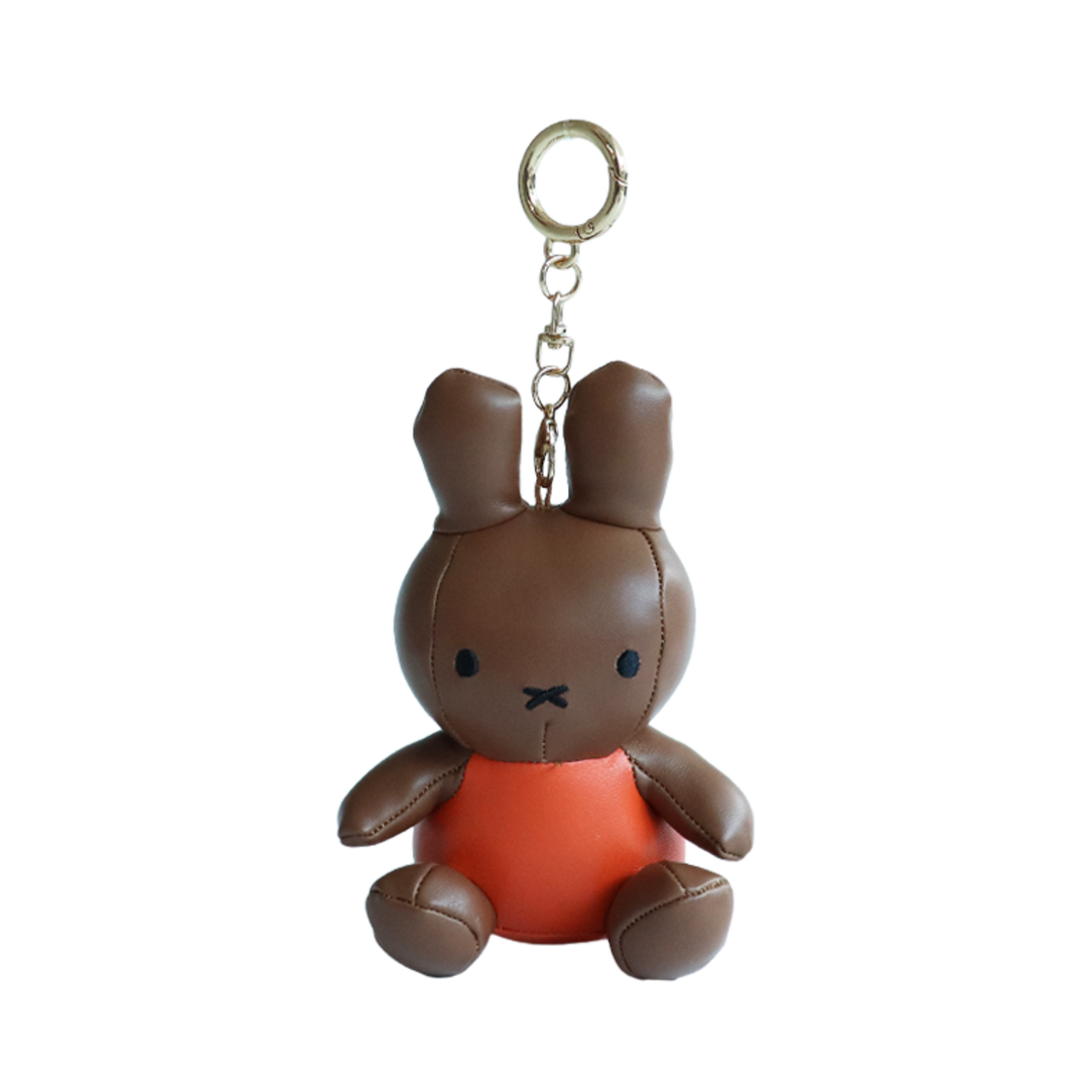 매니어리틀 PU 미피 인형 키링 브라운