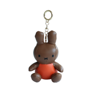 Many a Little Pu Miffy Key Ring Brown