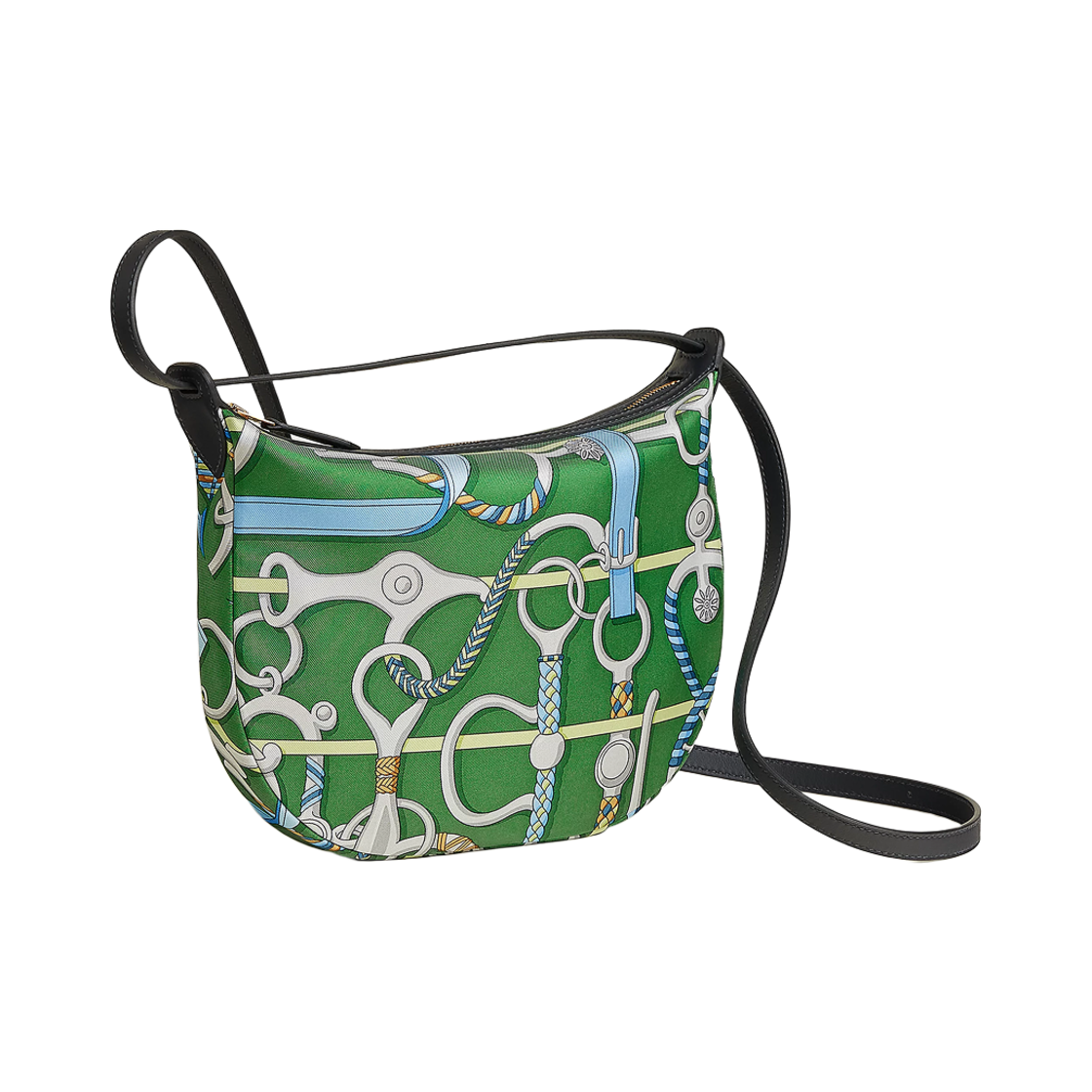 에르메스 수르소이 투 고 파우치 스위프트 카프스킨 & 옐로우 골드 베르 유카 셀레스트 카방(Hermes Sursoie To Go Pouch Swift Calfskin & Yellow Gold Vert Yucca Celeste Caban) - 2