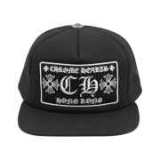 Chrome Hearts CH Hong Kong Trucker Hat Black
