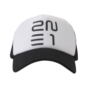 2NE1 Mesh Cap White Black