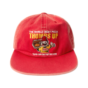 QT8 GARMENTS Thumbs Up Washed Cap Red