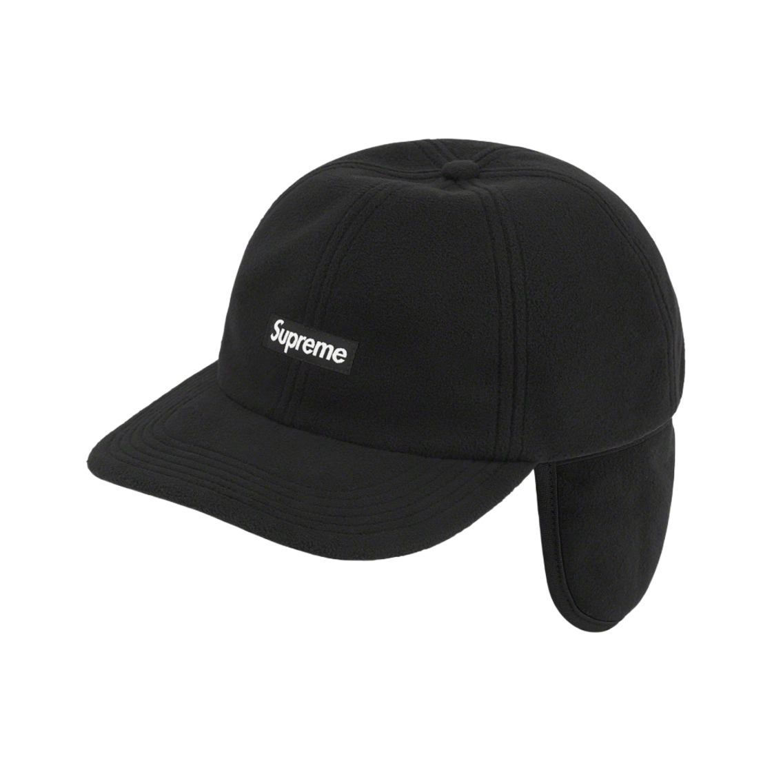 슈프림 윈드스토퍼 스몰 박스 이어플랩 6-패널 캡 블랙 - 20FW(Supreme Windstopper Small Box Earflap 6-Panel Black - 20FW) - 2
