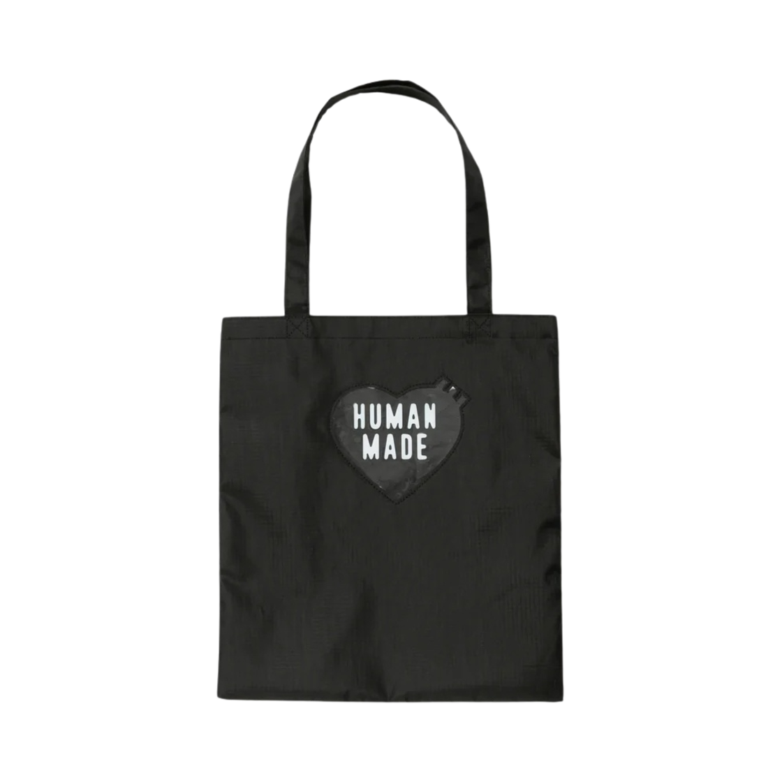 휴먼 메이드 나일론 립스탑 하트 토트백 블랙(Human Made Nylon Ripstop Heart Tote Bag Black) - 2