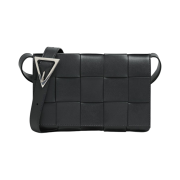 Bottega Veneta Leather Crossbody Cassette Ardoise Glacier