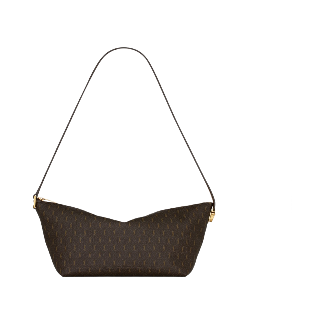 생로랑 르 모노그램 크로스바디백 카산드라 캔버스 스무스 레더 체스트넛