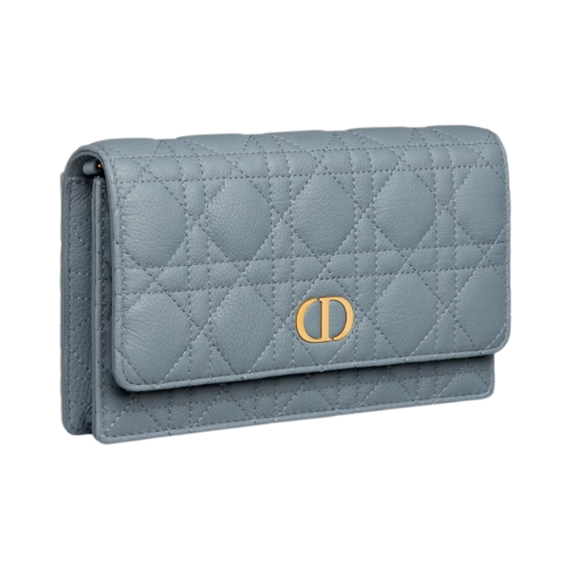 디올 카로 파우치 클라우드 블루 서플 까나쥬 카프스킨(Dior Caro Pouch Cloud Blue Supple Cannage Calfskin) - 2
