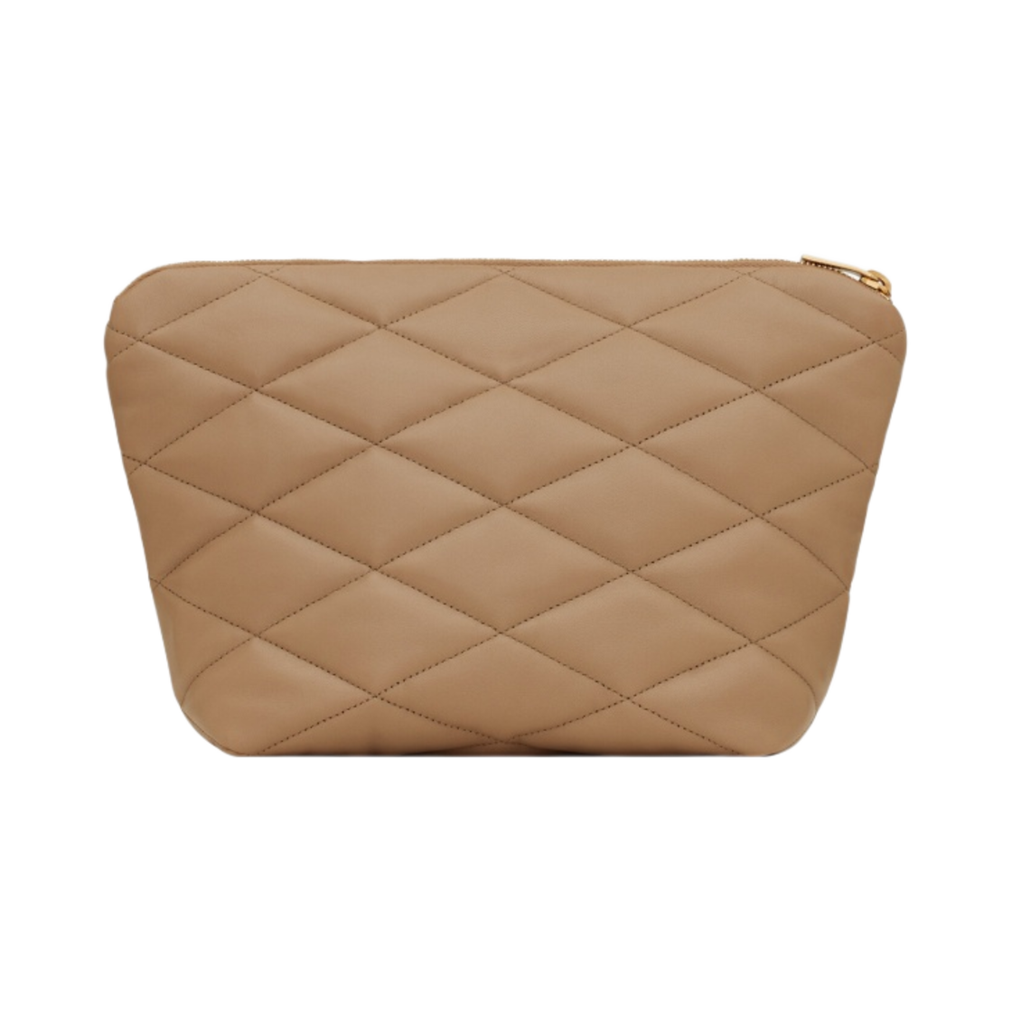 생로랑 퀼티드 램스킨 세이드 파우치 토프(Saint Laurent Sade Pouch in Quilted Lambskin Taupe) - 2