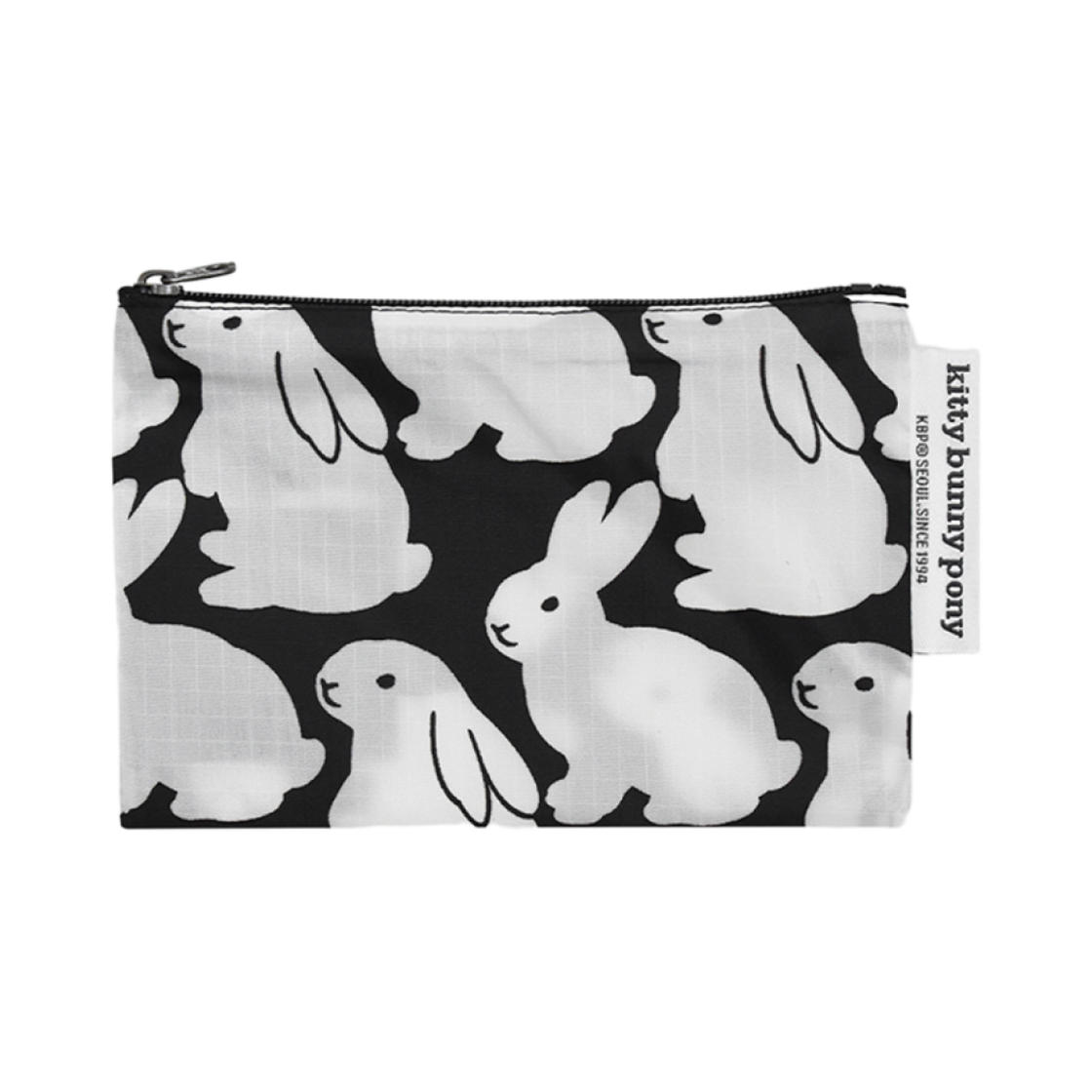 - Kitty Bunny Pony Ripstop Little Bunnies Pouch S Black