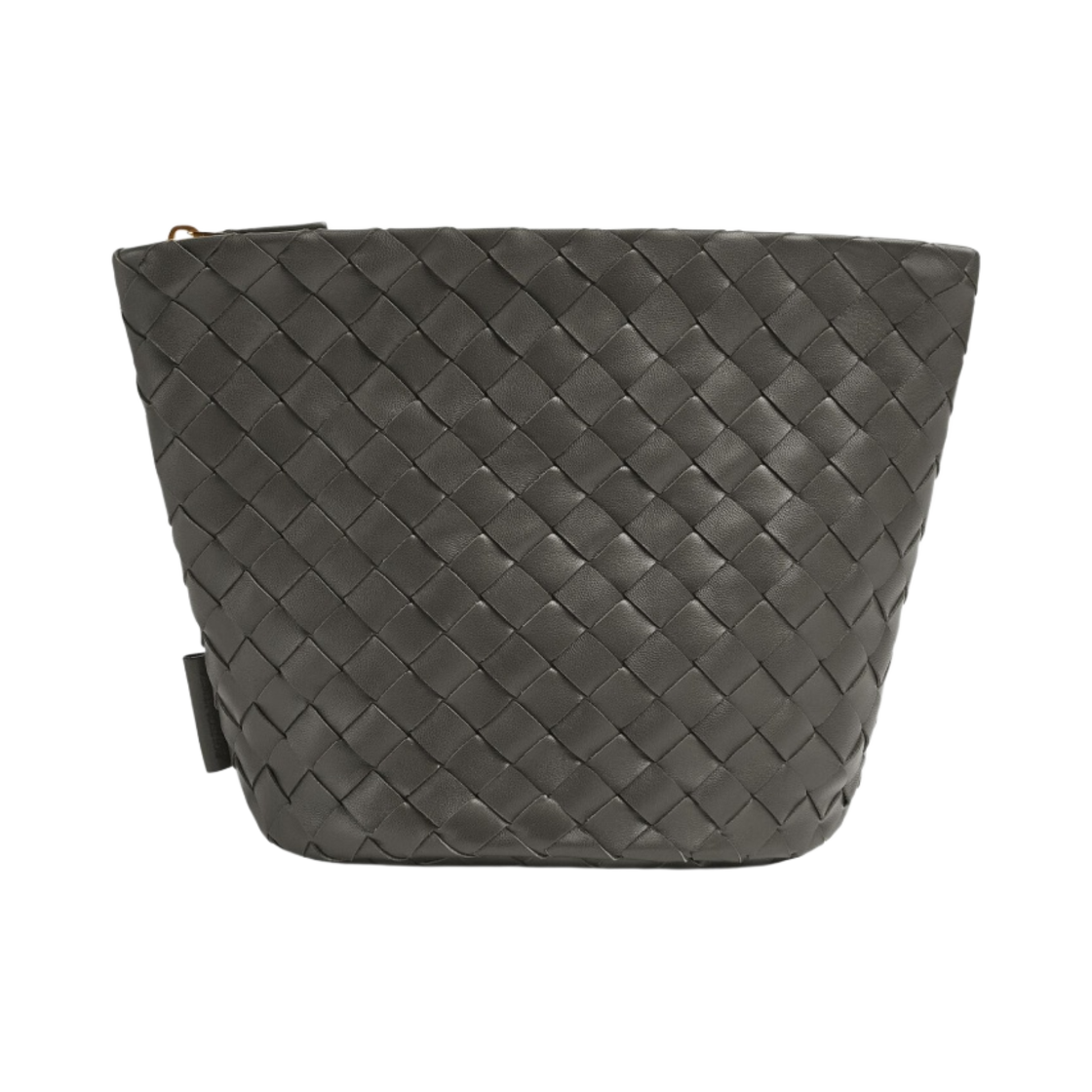 보테가 베네타 미디움 인트레치아토 버킷 파우치 라이트 그래파이트(Bottega Veneta Medium Intrecciato Bucket Pouch Light Graphite) - 1