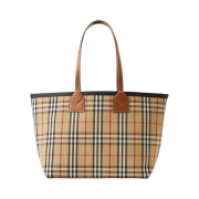 Burberry Medium London Tote Bag Briar Brown Black