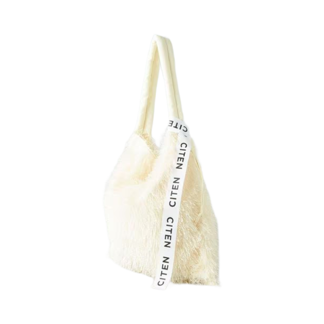 시텐 라이트 프린지 킨챠쿠 토트 오프 화이트(Citen Light Fringe Kinchak Tote Off White) - 2