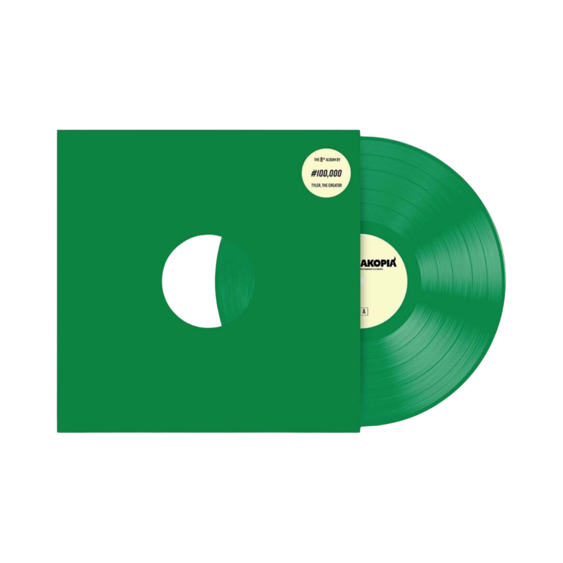 타일러, 더 크리에이터 정규 7집 크로마코피아 테스트 프레싱 버전 1 LP 그린 (2LP)(Tyler, The Creator 7th Album Chromakopia Test Pressing Version 1 LP Green (2LP))