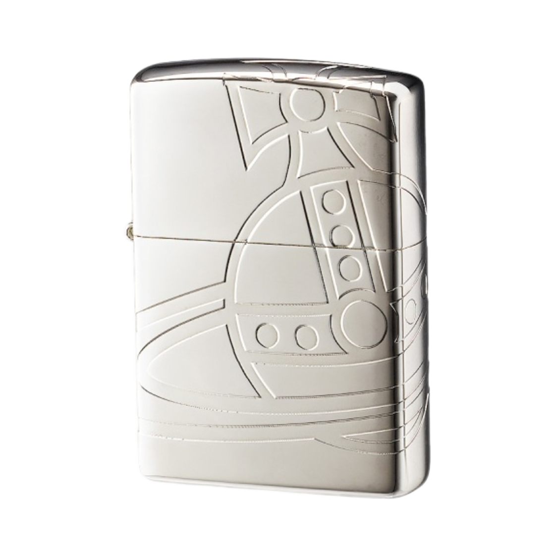 505253219/12180021 Vivienne Westwood Big Orb Zippo Lighter Silver