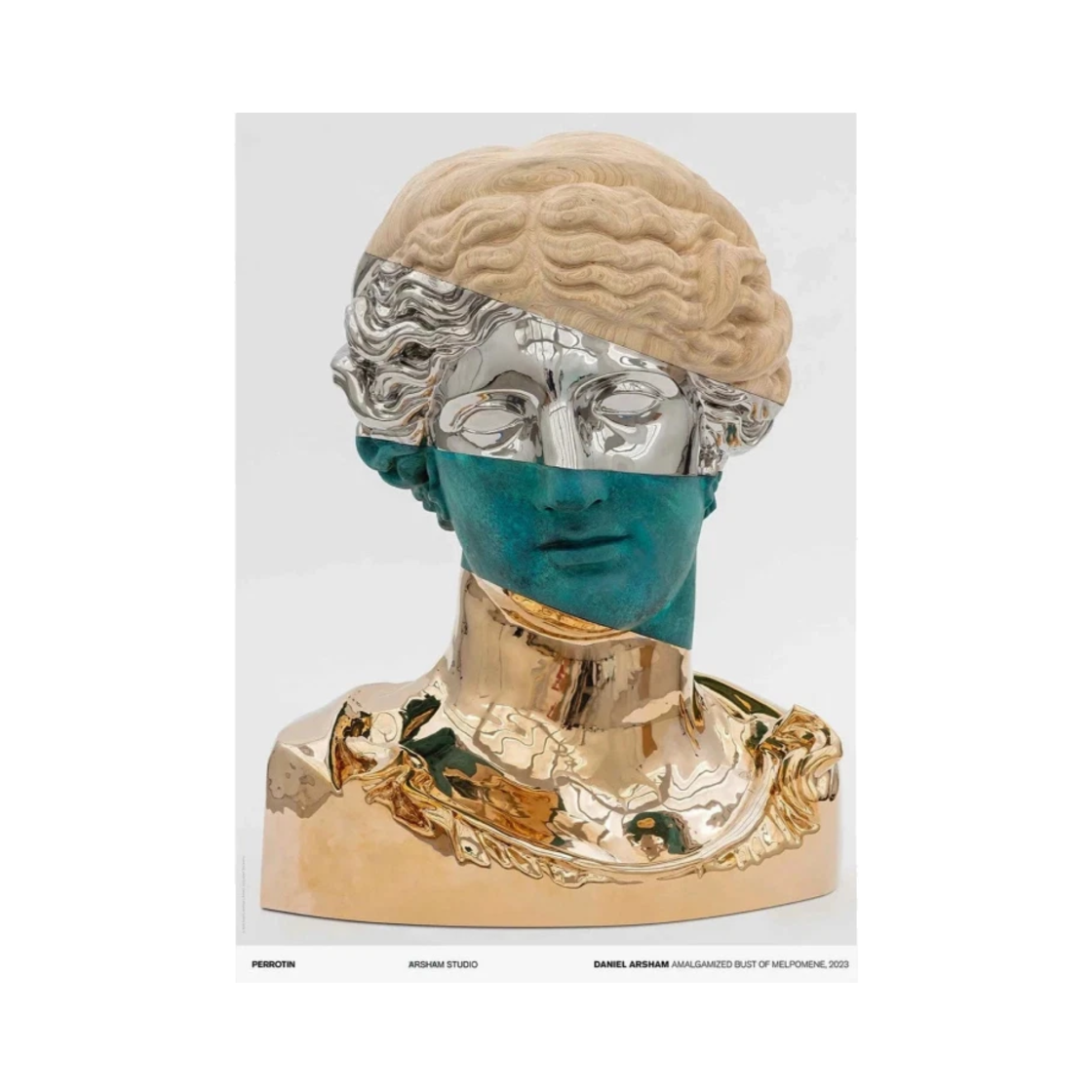 다니엘 아샴 아말가마이즈드 버스트 오브 멜포메네 포스터 2023(Daniel Arsham Amalgamized Bust of Melpomene Poster 2023)
