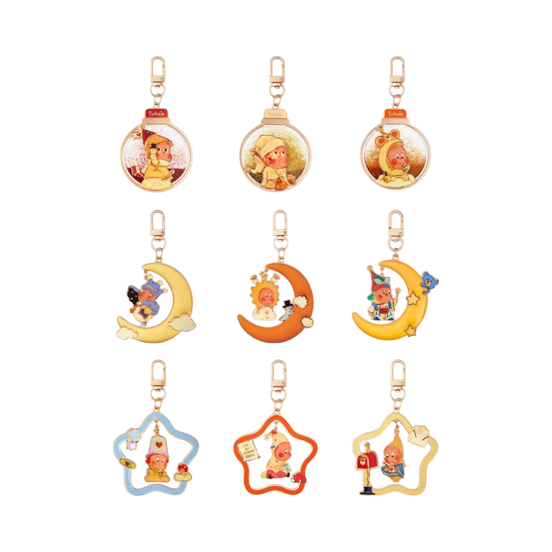 팝마트 우리는 반짝 반짝 작은별 시리즈 키링 미개봉 랜덤박스 (9개입)(Pop Mart We Are Twinkle Twinkle Little Stars Series Keyring Sealed Case (9 Blind Boxes)) - 2