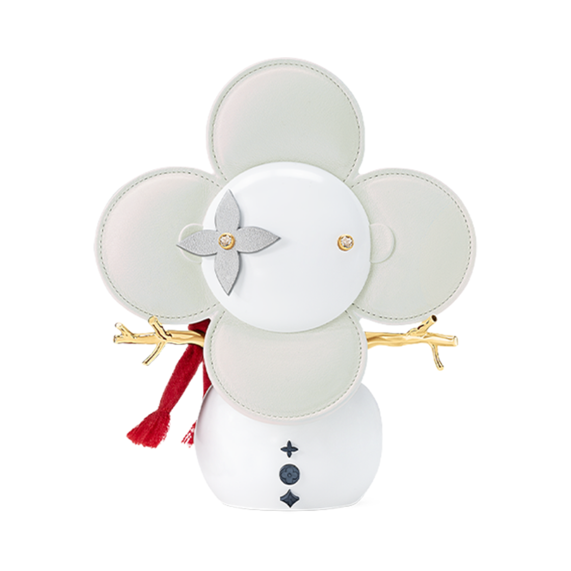 GI0964 Louis Vuitton Vivienne Dole Snowman White