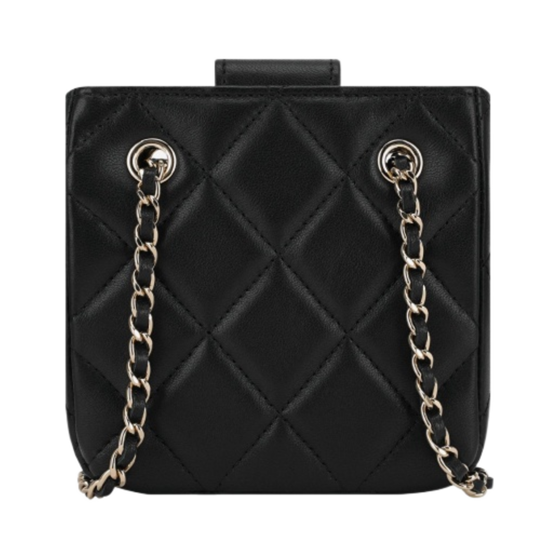 AP2547-B07212-94305 Chanel Clutch with Chain Lambskin & Gold Black - #2
