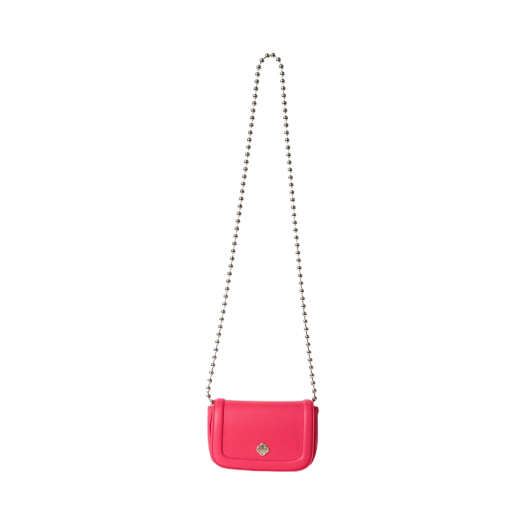 HEEARI　Poppy Chain Mini Bag_Redミニバッグチェーン ○HEEARI○POPPY CHAIN MINI BAG ミニバッグ 韓国人気 (HEEARI