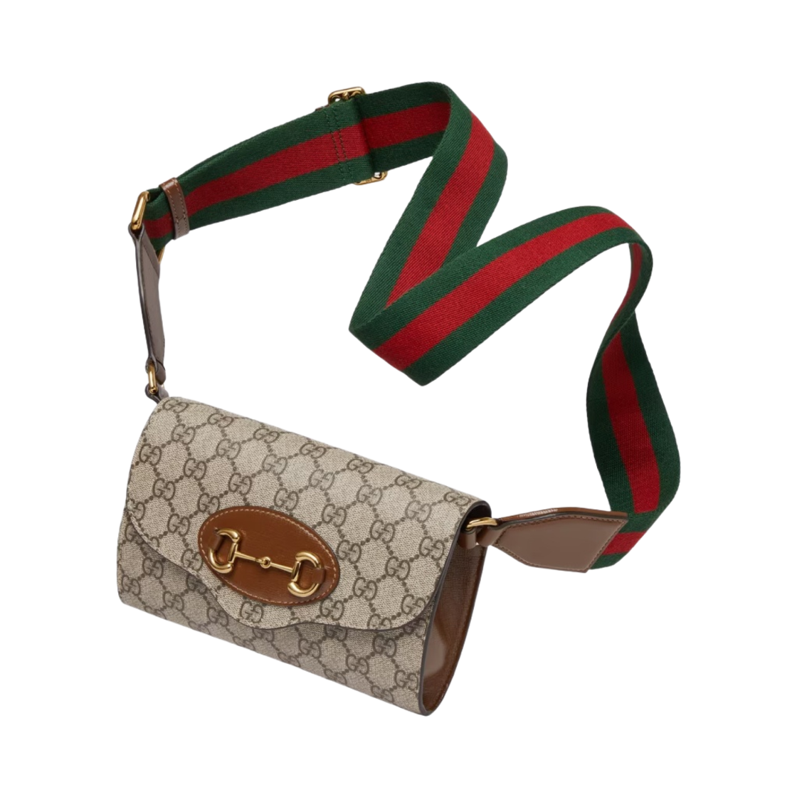 구찌 홀스빗 1955 미니백 베이지 에보니(Gucci Horsebit 1955 Mini Bag Beige Ebony) - 5