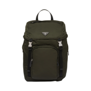 Prada Re-Nylon Saffiano Leather Backpack Tundra