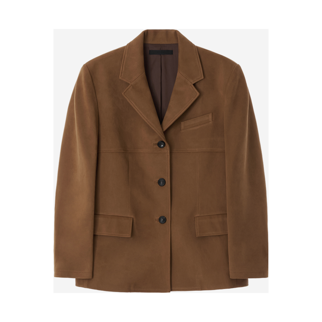 지지지 스웨이드 자켓 카멜(zeezeezee Suede Jacket Camel)