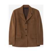 zeezeezee Suede Jacket Camel