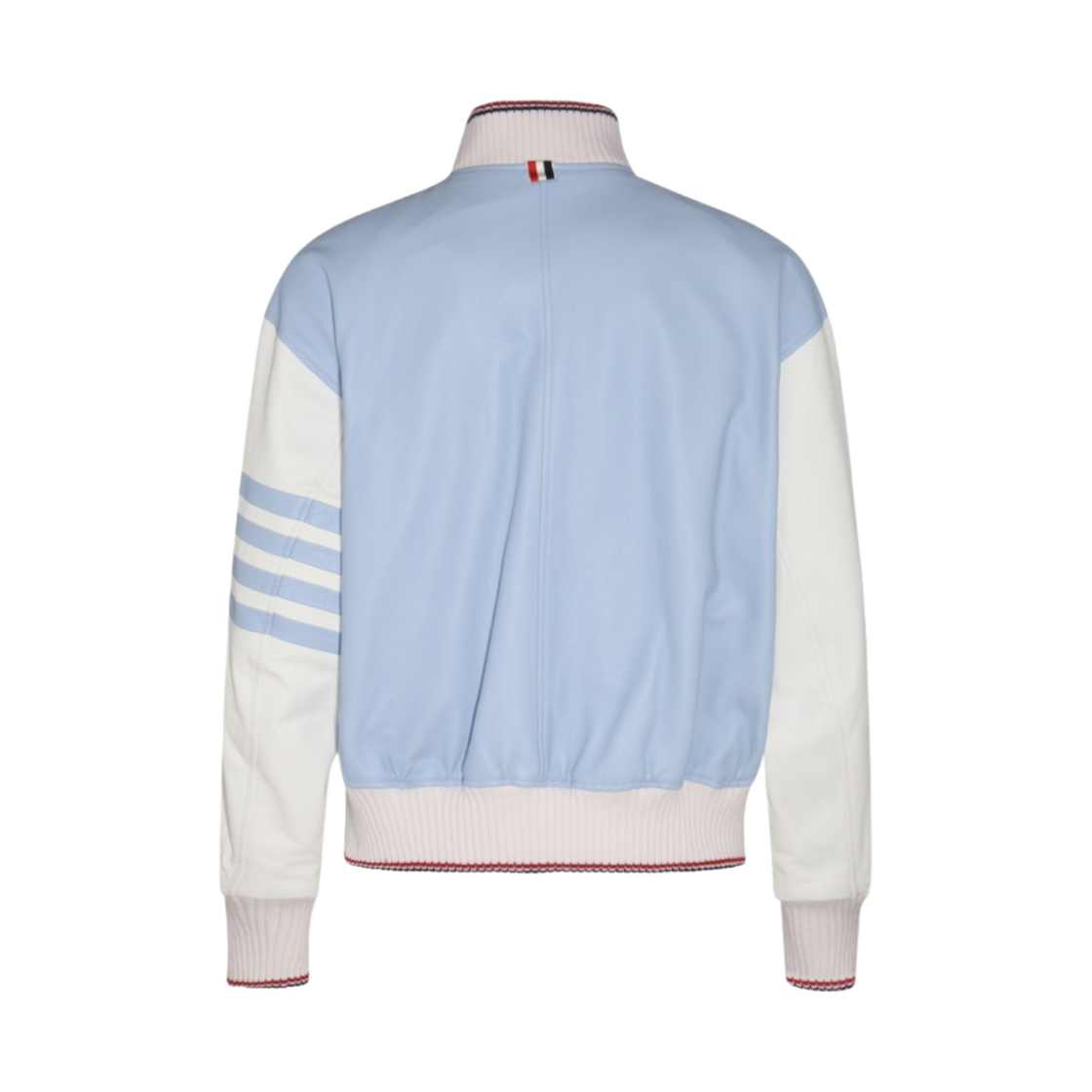 톰브라운 램 레더 오버사이즈 블루종 자켓 라이트 블루(Thom Browne Lamb Leather Oversized Blouson Jacket Light Blue) - 2