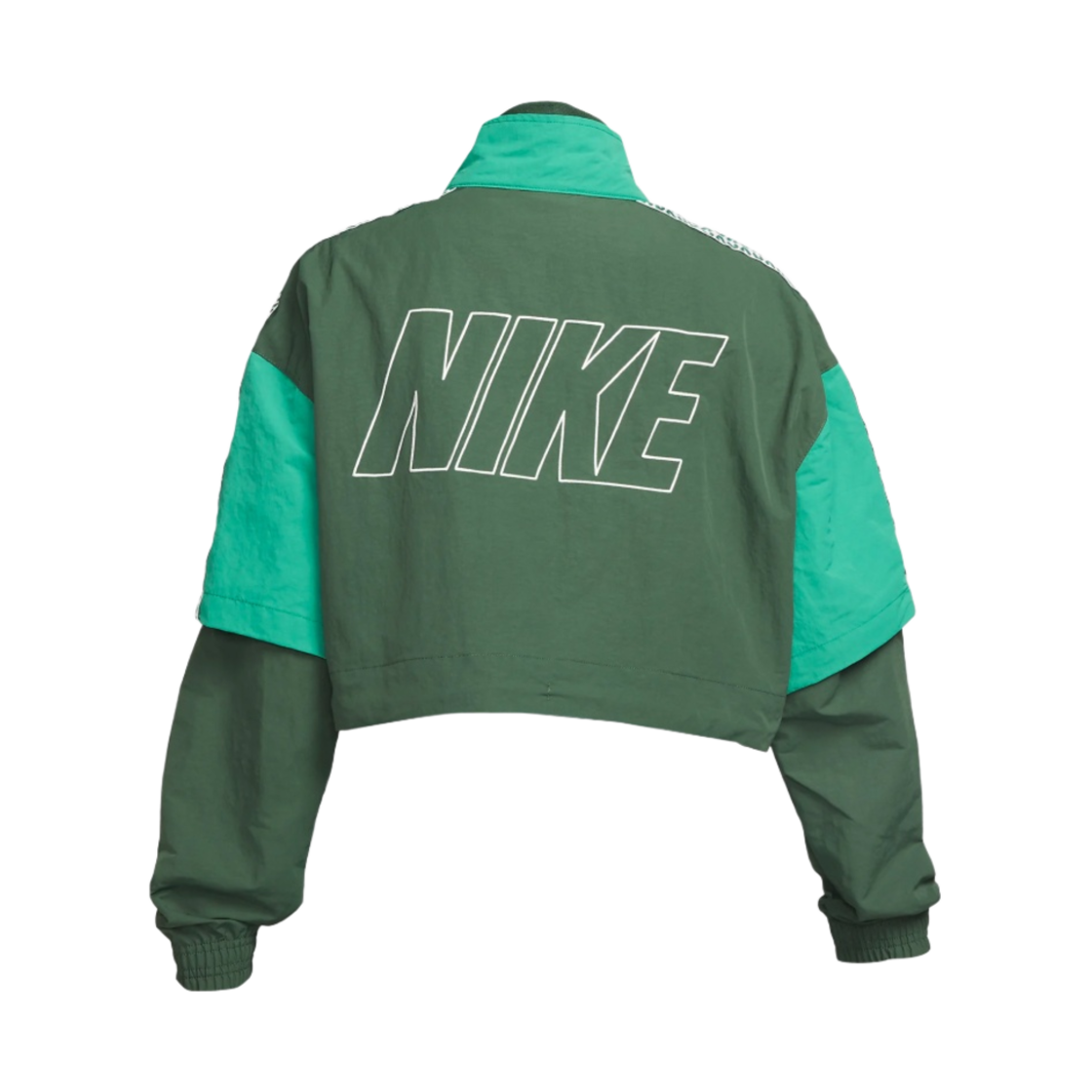 (W) 나이키 NSW 트랙수트 자켓 퍼 말라카이트 세일 - 아시아((W) Nike NSW Tracksuit Jacket Fur Malachite Sail - Asia) - 2