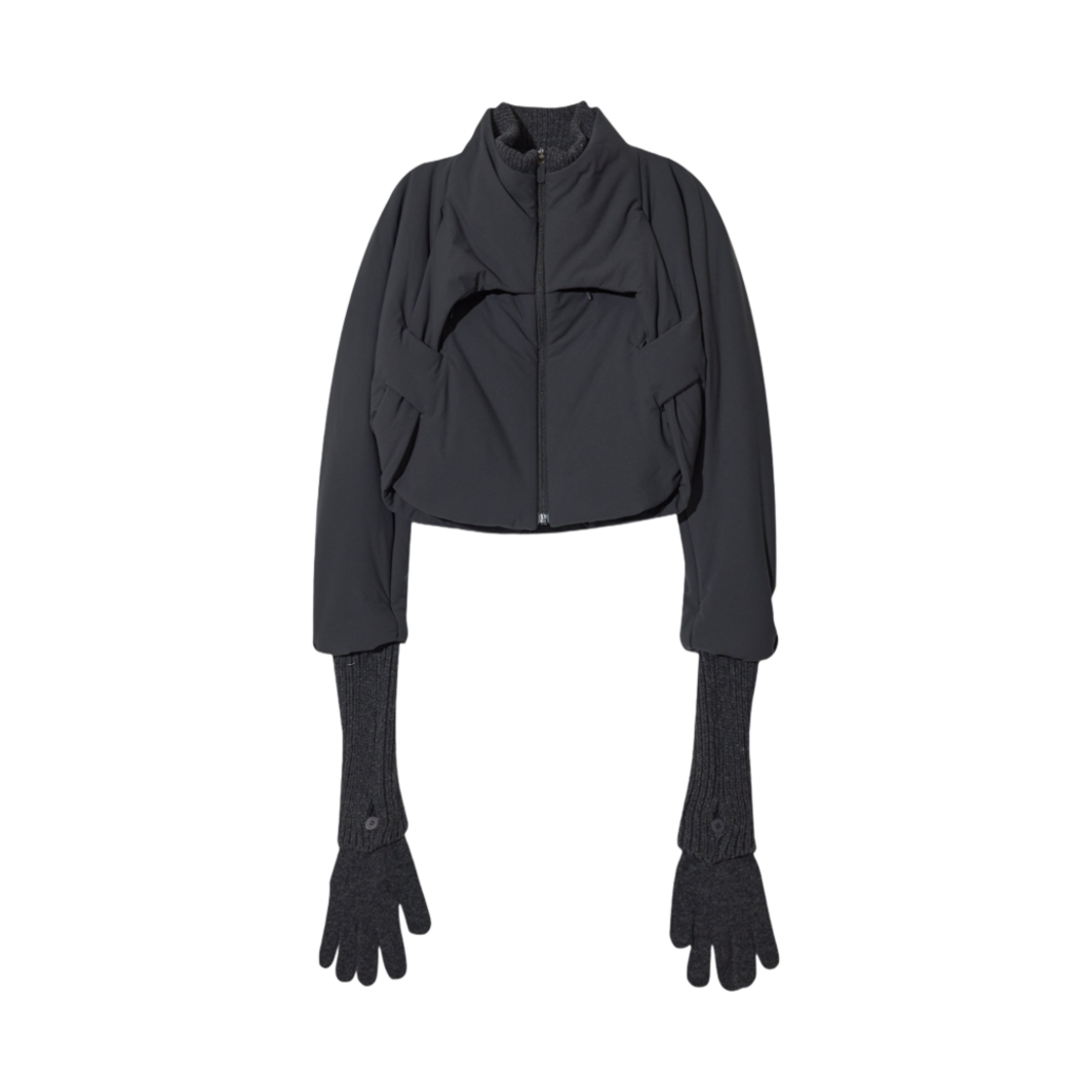 - (W) Hyein Seo Padded Harness Jacket w/ Gloves Charcoal