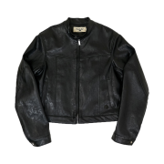 December Ten Vegan Leather Biker Jacket