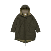 Nanamica Gore-Tex Down Long Coat Khaki Green