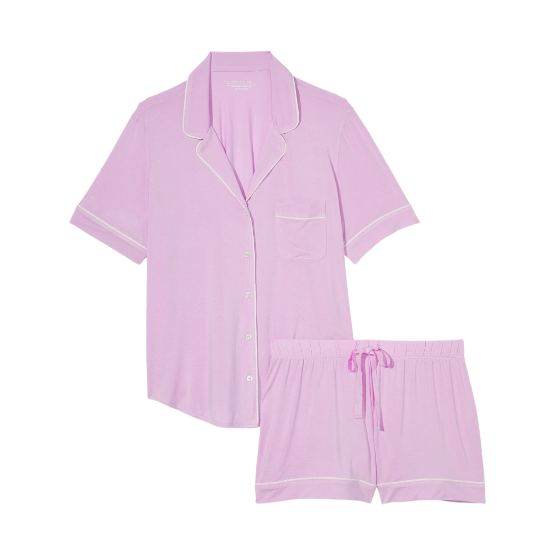 (W) 빅토리아 시크릿 모달 숏 파자마 세트 바이올렛 슈가((W) Victoria's Secret Modal Short Pajama Set Violet Sugar)