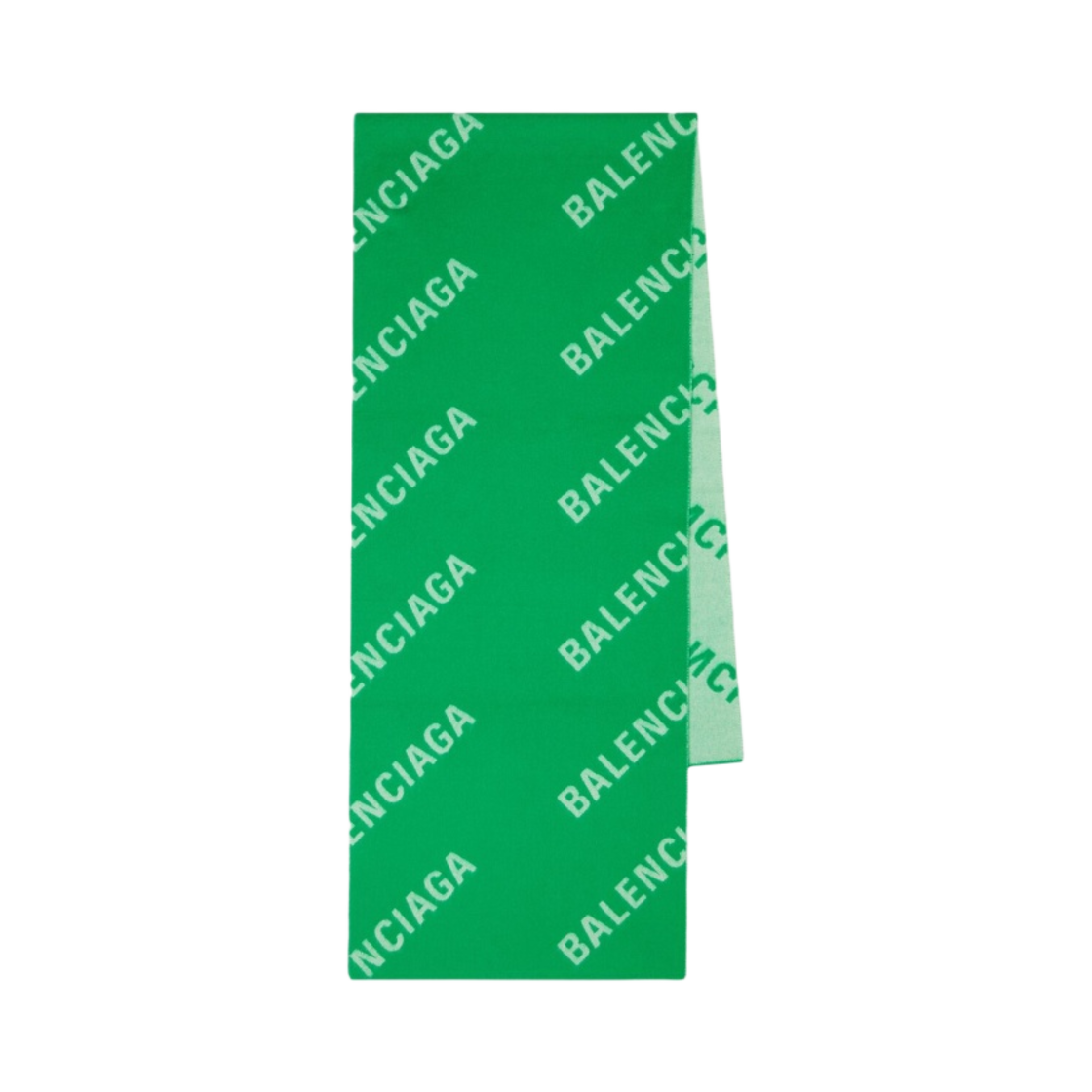 발렌시아가 올오버 로고 매크로 스카프 브라이트 그린(Balenciaga Allover Logo Macro Scarf Bright Green) - 1