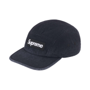 Supreme Denim Camp Cap Black - 24FW