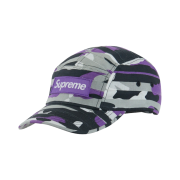 Supreme Layered Camo Camp Cap Purple - 23SS