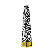 (W) Louis Vuitton x YK Infinity Dots Bandeau Black White